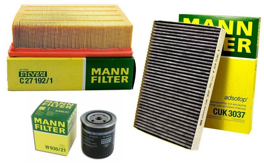 Audi Filter Service Kit 4B0819439C - MANN-FILTER 1647898KIT